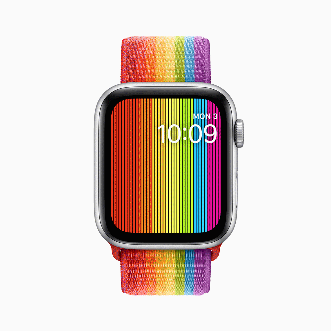 Apple Watch con Sport Loop Pride Edition 