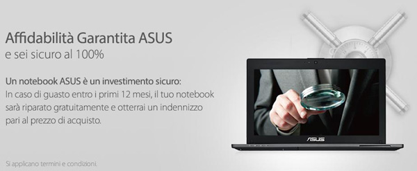 ASUS Programma Affidabilità Garantita