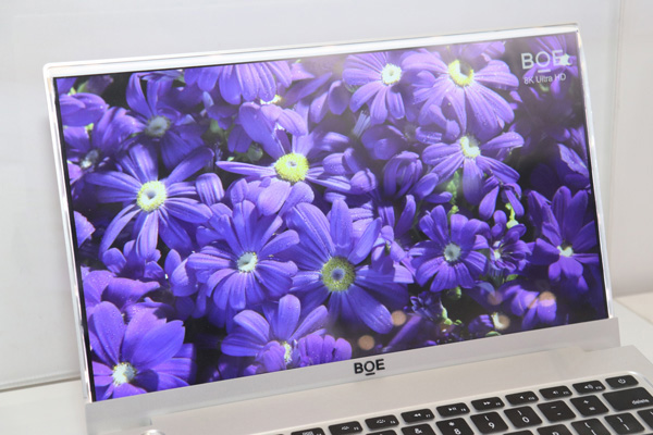 BOE display 8K per notebook