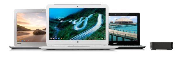 Chromebook Acer, HP, ASUS e Toshiba