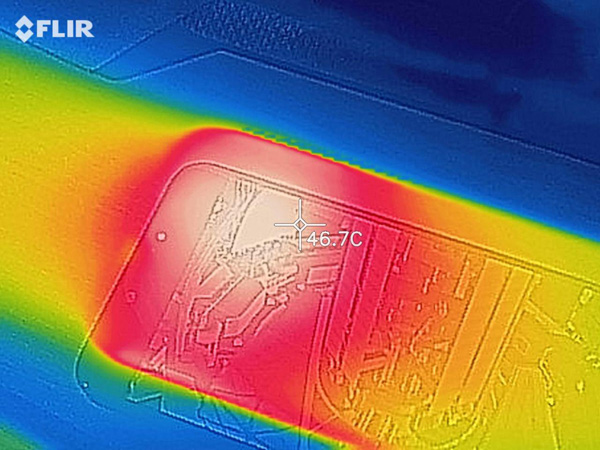 Temperature sul lato frontale