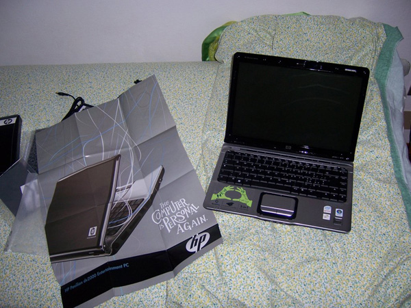 HP Pavilion dv2500 scatola 