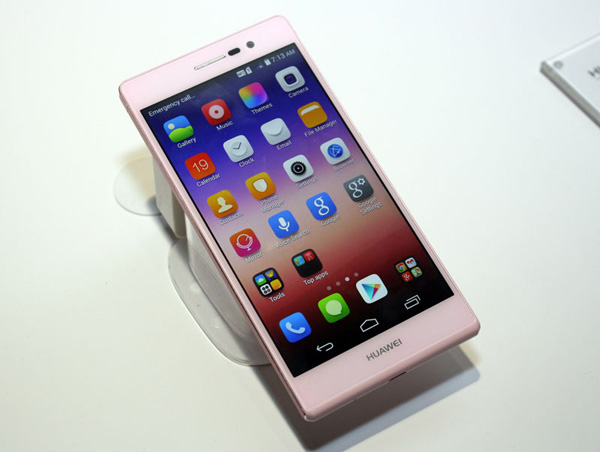 Huawei Ascend P7 rosa