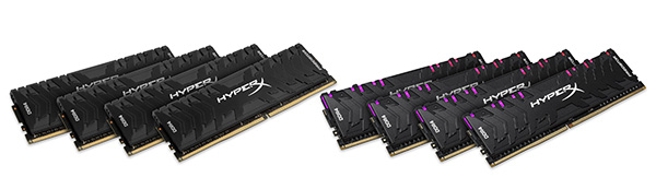 HyperX Predator DDR4 RGB e Predator DDR4