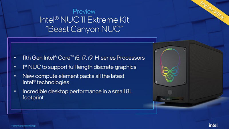 Intel NUC 11 Extreme Beast Canyon