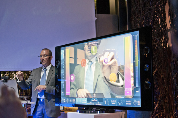 Intel RealSense 3D camera nella demo di Andrea Toigo