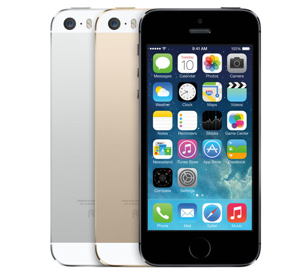 Apple iPhone 5S, telaio in alluminio in tre colori