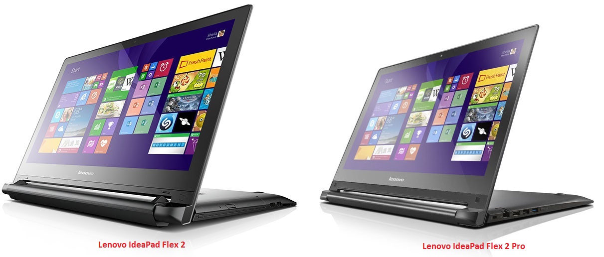 Lenovo IdeaPad Flex 2 vs Flex 2 Pro