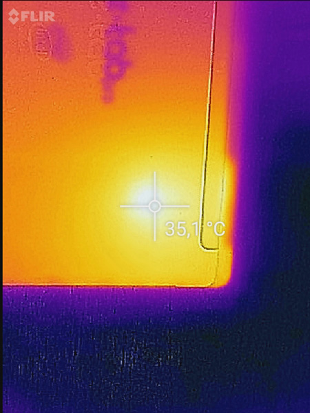 35° C di temperatura massima sullo chassis