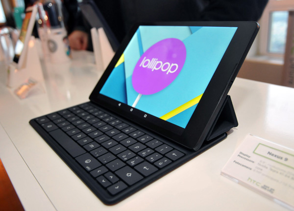 Nexus 9 con Folio Keyboard