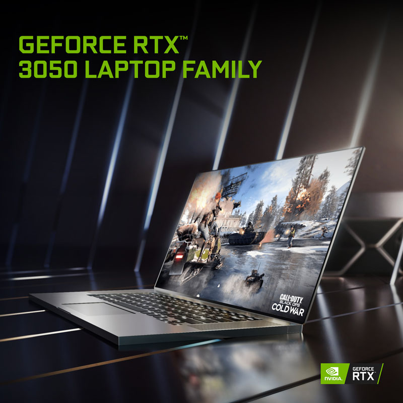 Notebook con Nvidia GeForce RTX 3050 e RTX 3050 Ti 