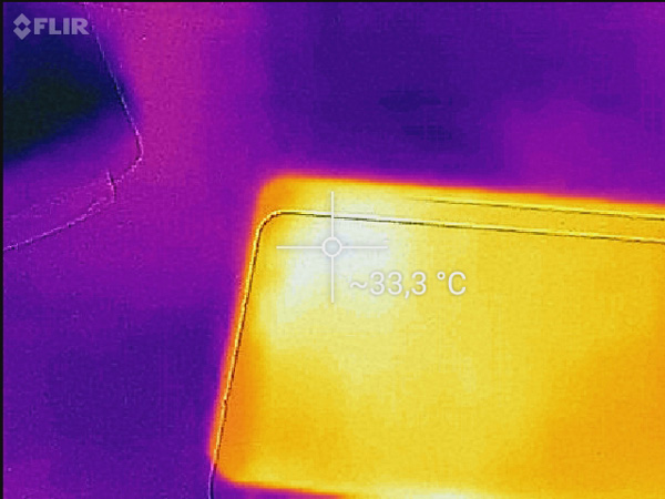 Temperature bassissime nonostante il telaio in metallo