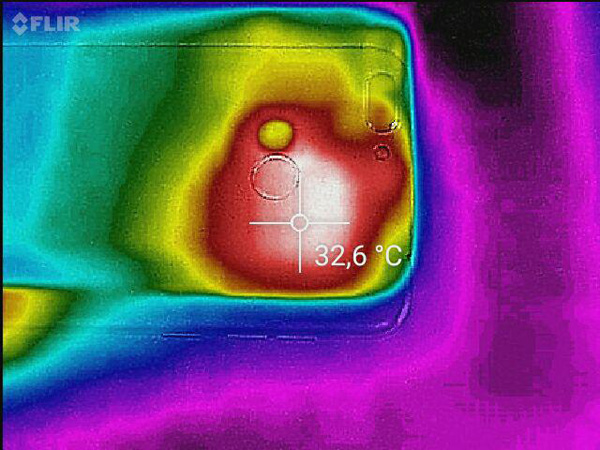 Termocamera sull'Oukitel U20 Plus