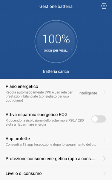 Il software di gestione della batteria