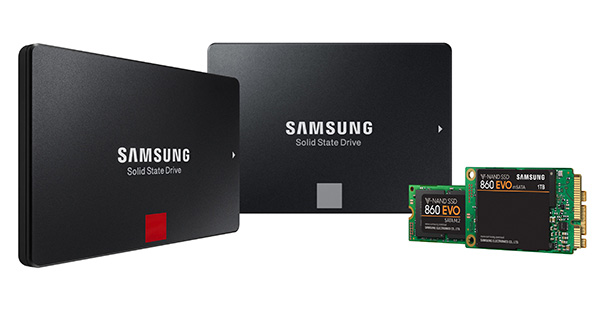 Samsung SSD 860 PRO e 860 EVO