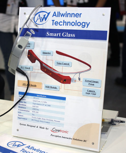 Smart Glass con Allwinner A33