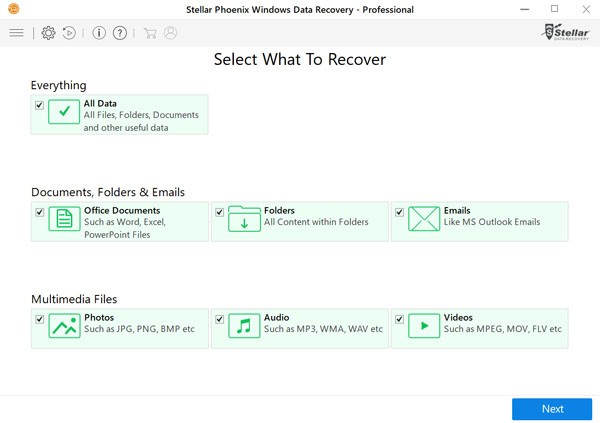 Stellar Phoenix Windows Data Recovery