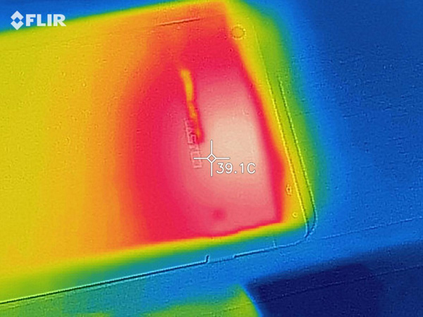 Temperature sul lato posteriore