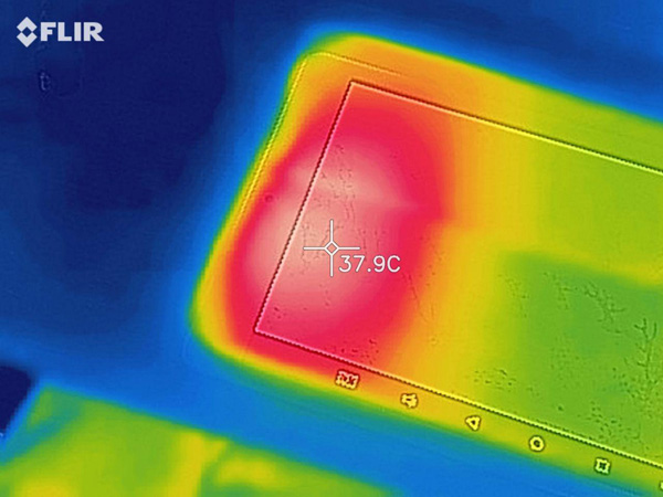 Temperature sul lato anteriore