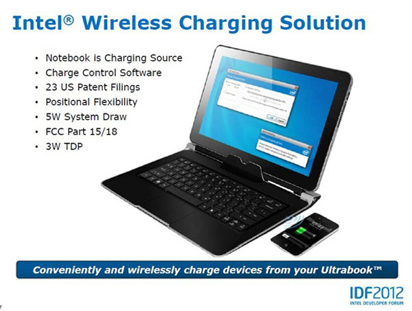 Ultrabook ricarica wireless