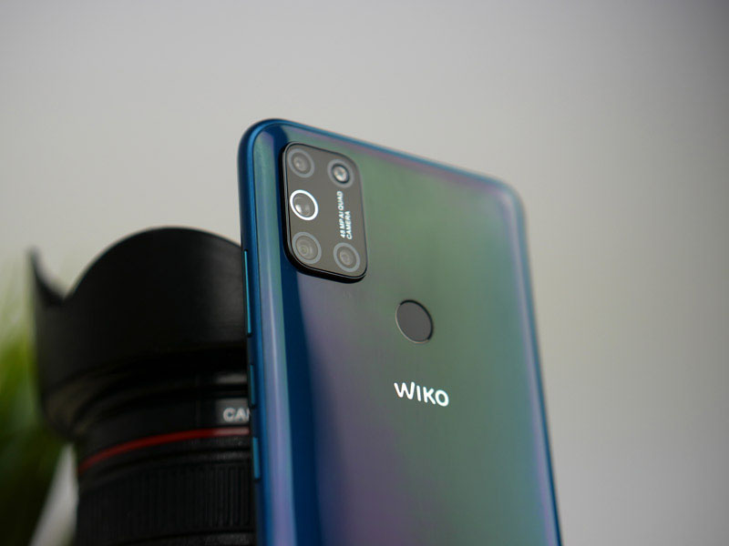 Particolare del set di camere posteriori del Wiko View5