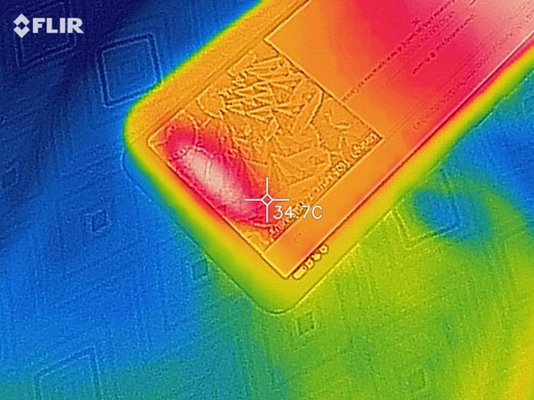 Temperature sul lato frontale